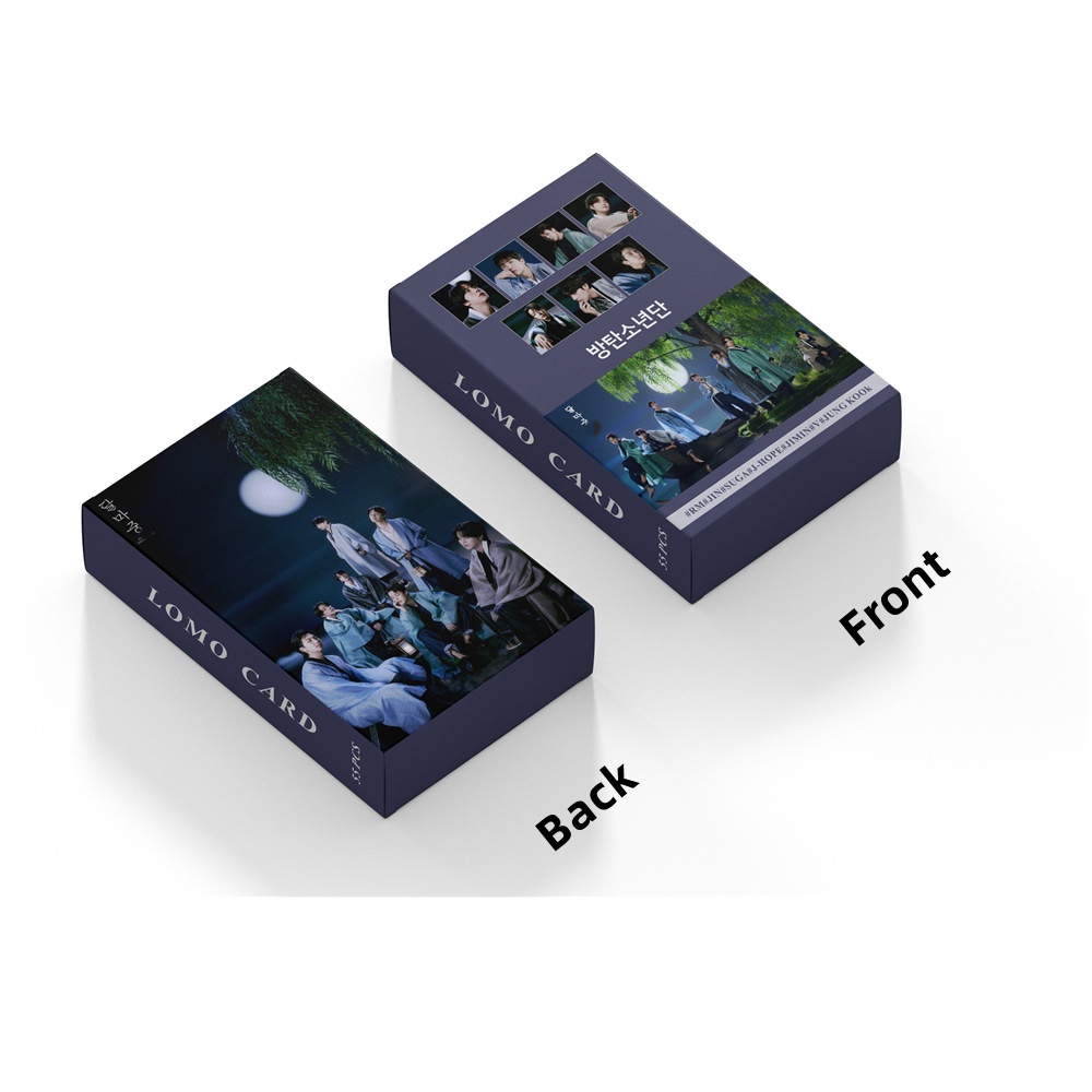 Hộp 55 Ảnh LOMO Card Dalmjung Nhóm BTS 2022 Thẻ
