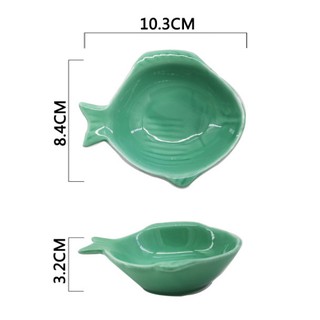 Bát Ăn Dặm Gốm Sứ Hình Cá Cơm Cho Bé - 40ml