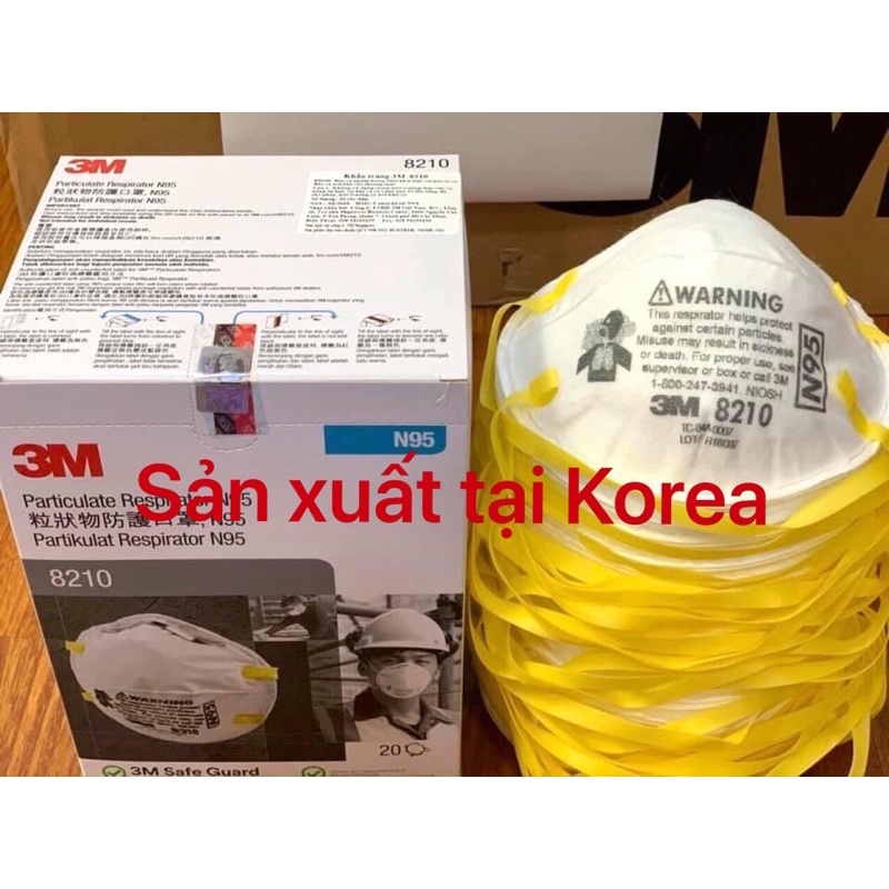 Khẩu trang 3M N95 8210 1860 9105 9541V 9001V 9001 N90 | BigBuy360 - bigbuy360.vn