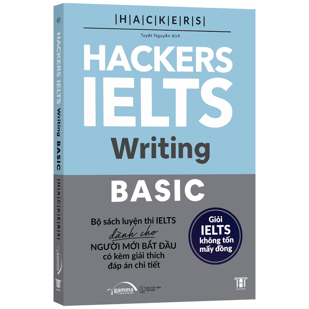 Sách - Hackers IELTS Basic: Writing - Bộ sách luyện thi Ielts dành cho người mới bắt đầu