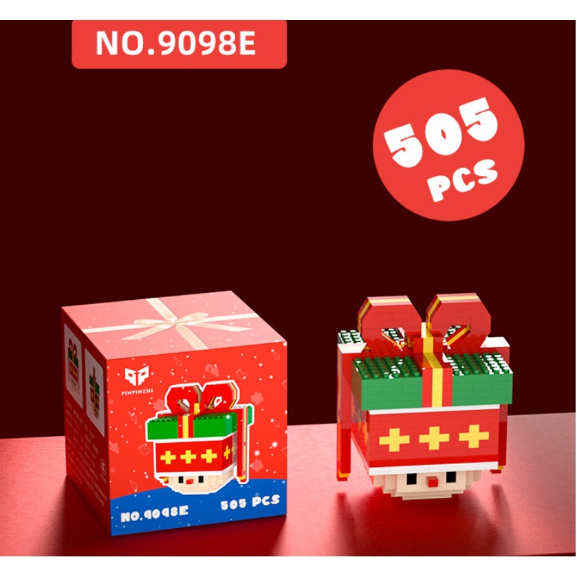 Bộ lắp ghé leogo cho bé hình ông già noel