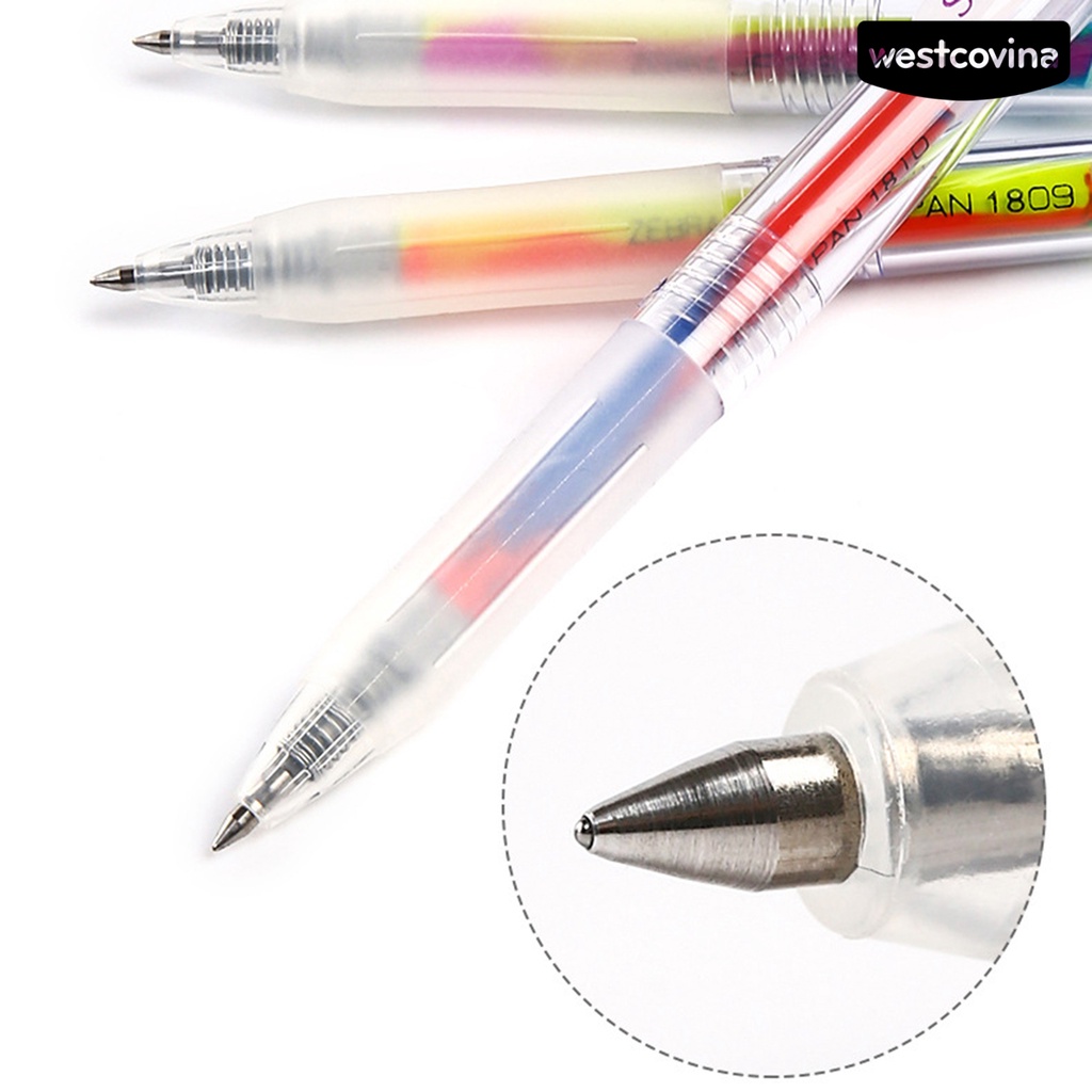 [Hot]✍Bút Mực Gel Ngòi 0.5mm Màu Sắc Cầu Vồng
