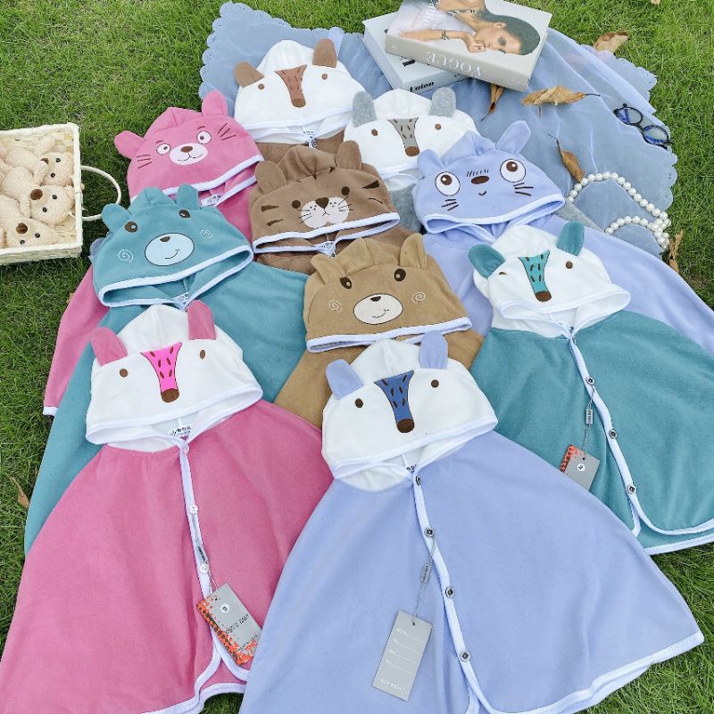 Áo choàng chống nắng cho bé từ 7-16 kg
