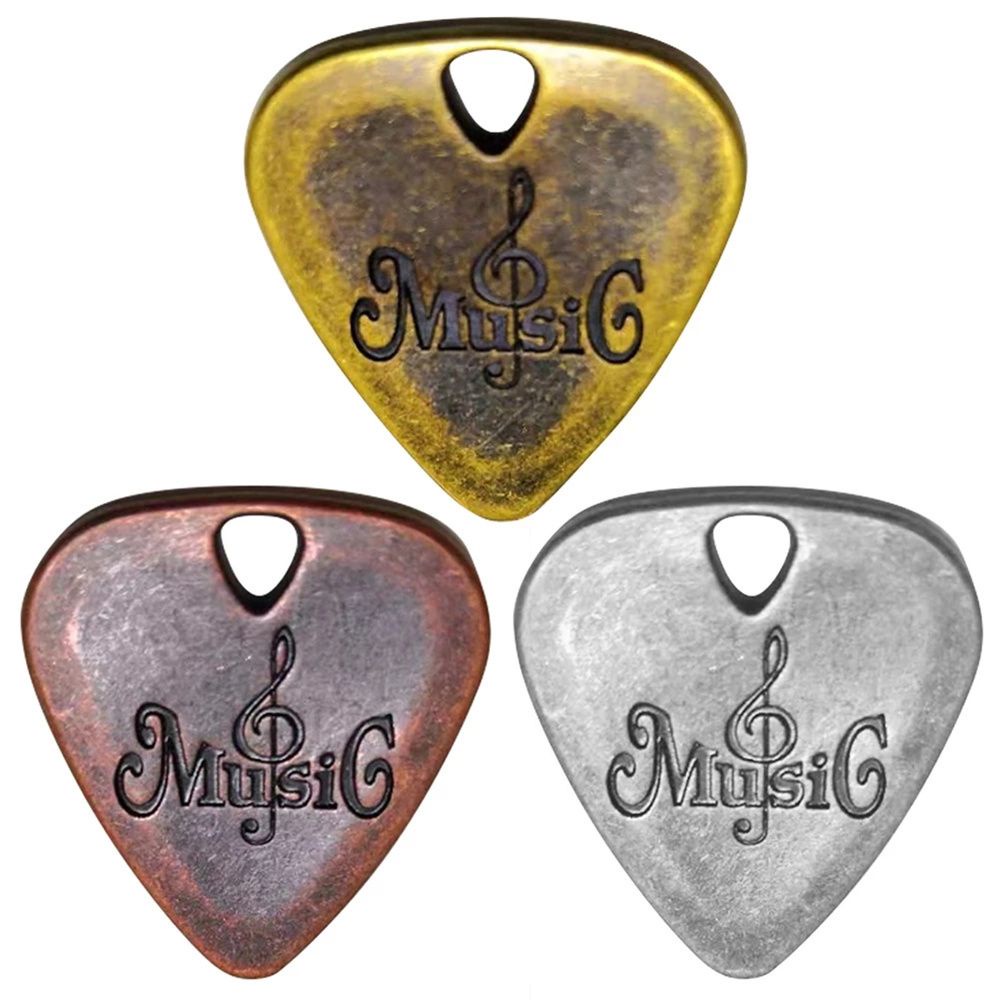 Miếng gảy đàn guitar bằng hợp kim kẽm thời trang cho nam và nữ