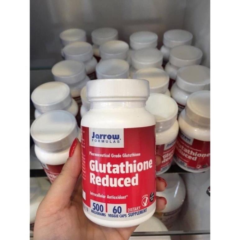 Viên uống trắng da glutathione 500mg Jarrow của mỹ 60 viên