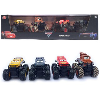 Mcqueen Lightning Macqueen Vỉ 4 xe ô tô sắt chạy đà bằng sắt chất lượng cao