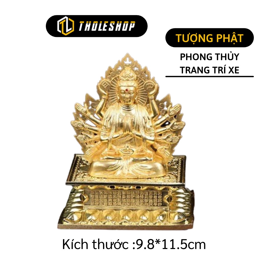 Tượng Phật Thế Âm Bồ Tát - Tượng Phong Thủy Trang Trí Xe Hơi Và Tinh Dầu Nước Hoa 5537