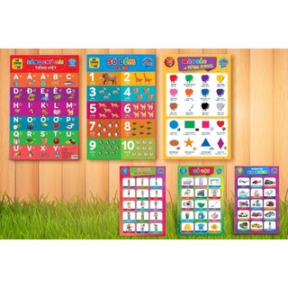 Tranh treo tường phiên bản 15 chủ đề cho bé khám phá thế giới