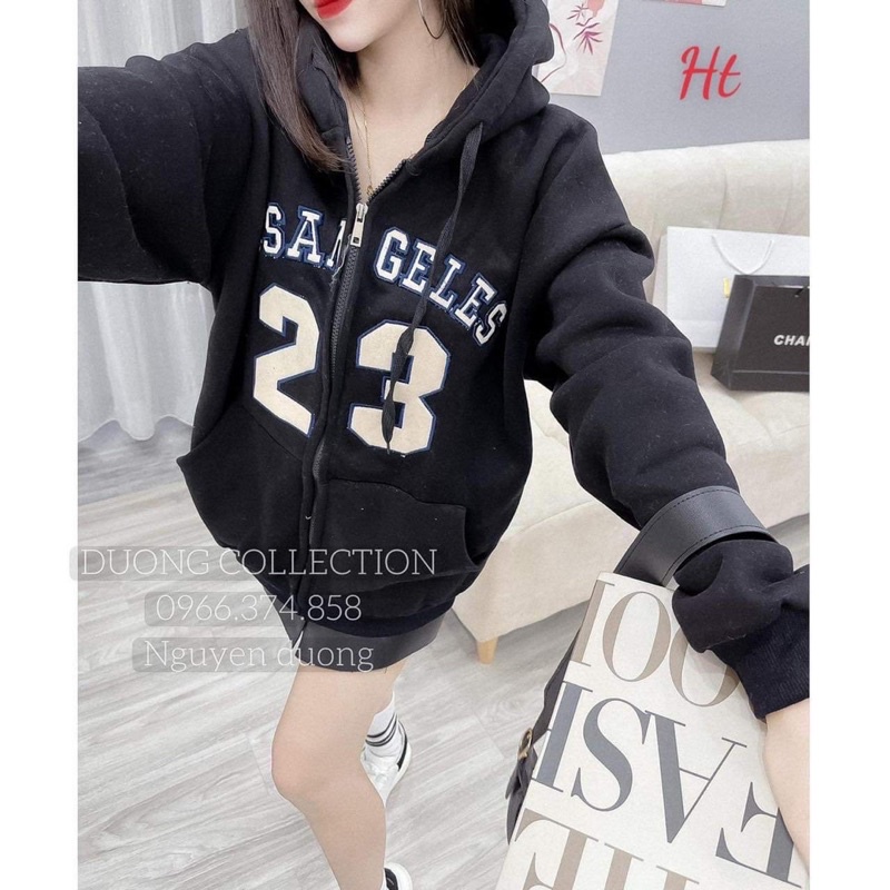 Áo khoá nỉ cooton LOS 23 HT12