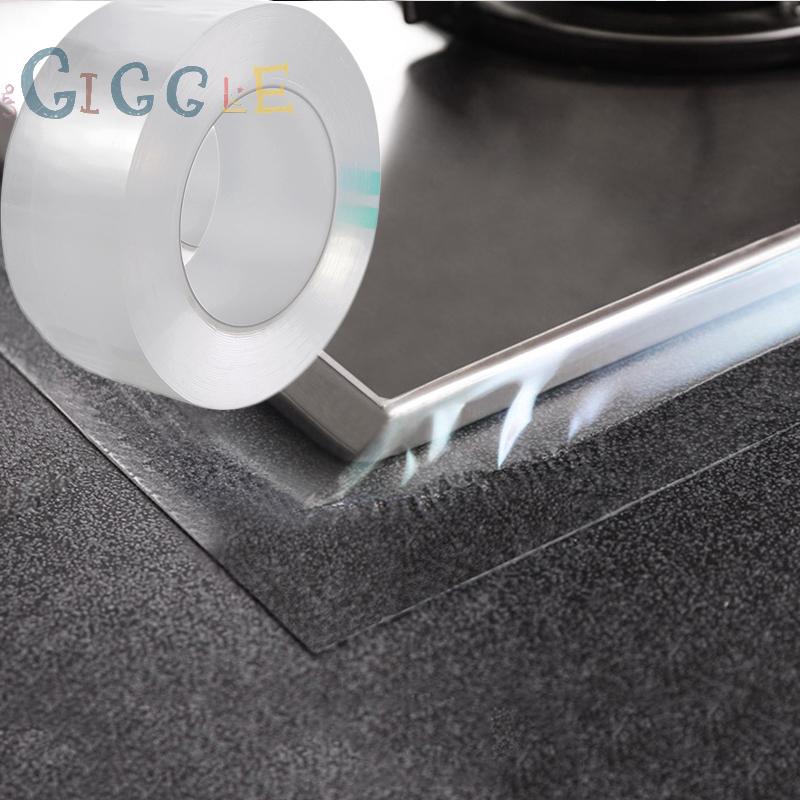 Cuộn băng keo silicon trong suốt dán viền cửa sổ chống nước 3*300cm