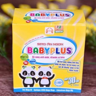 BabyPlus - Siro ăn ngon Hỗ trợ tăng cường tiêu hóa, giúp trẻ ăn ngon, tăng cân đạt chuẩn (30 gói)