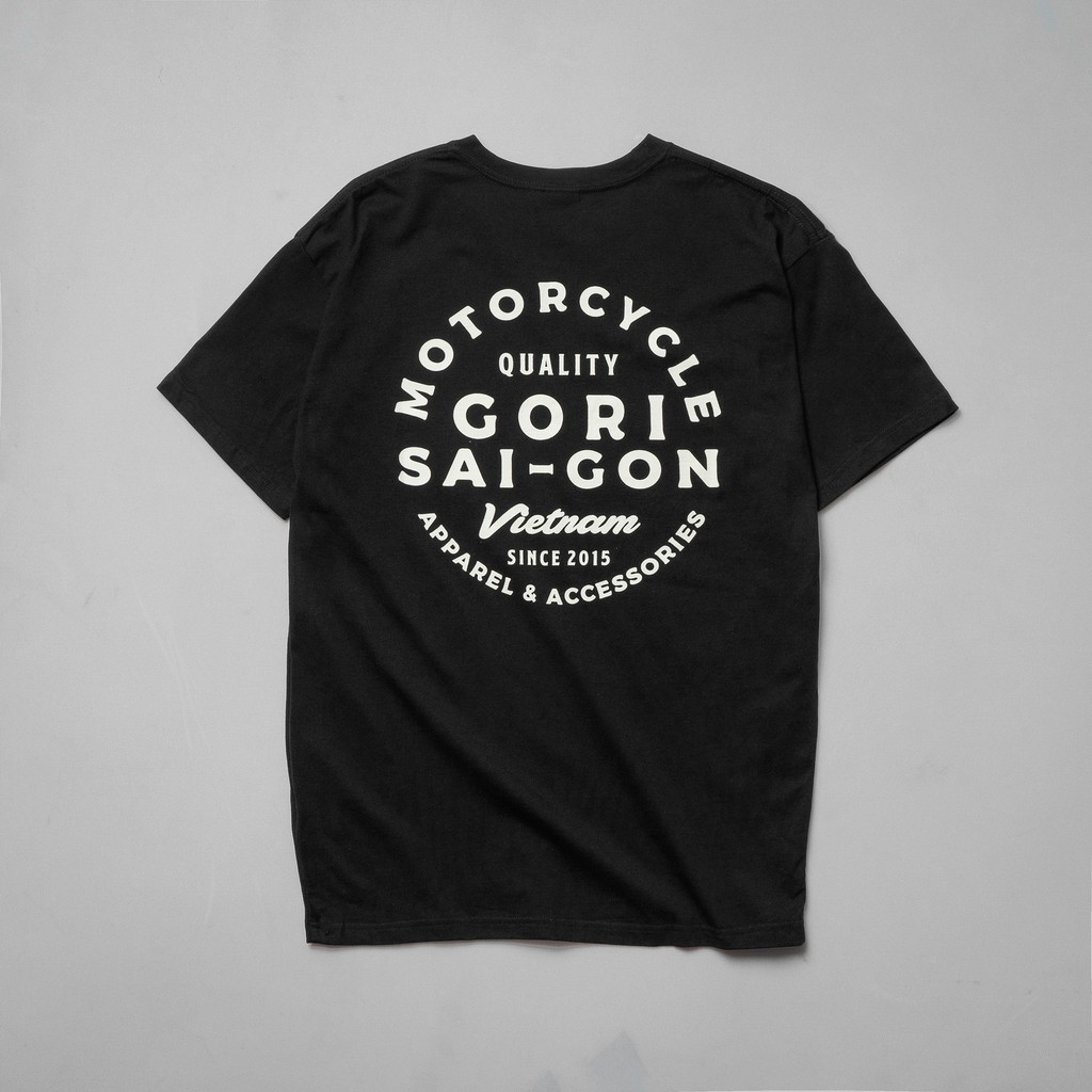 Áo thun tay lỡ GORI phông Unisex nam nữ Cotton 100% form rộng tay lỡ Áo thun Gori Tee - Season 4 - Đen Gori VietNam.