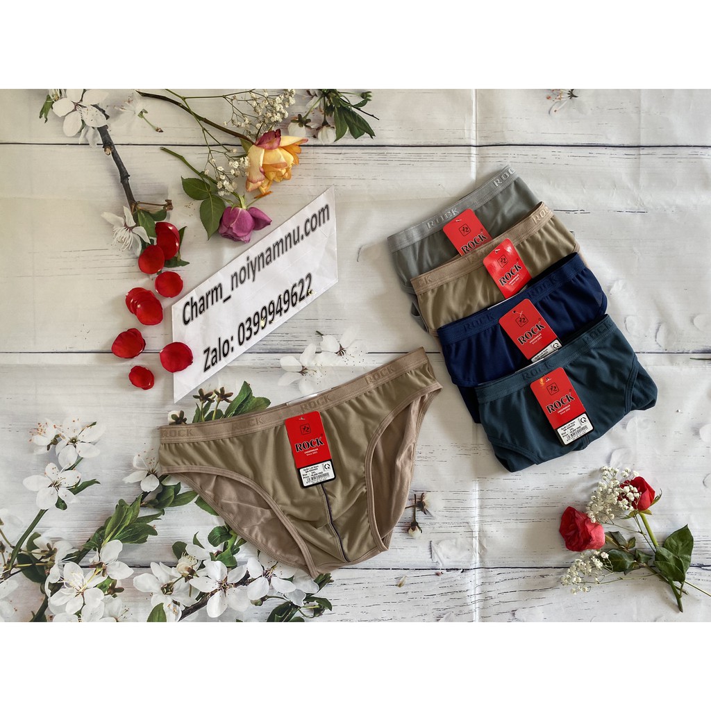 Quần lót nam rock QA423 cotton phối lưới cao cấp