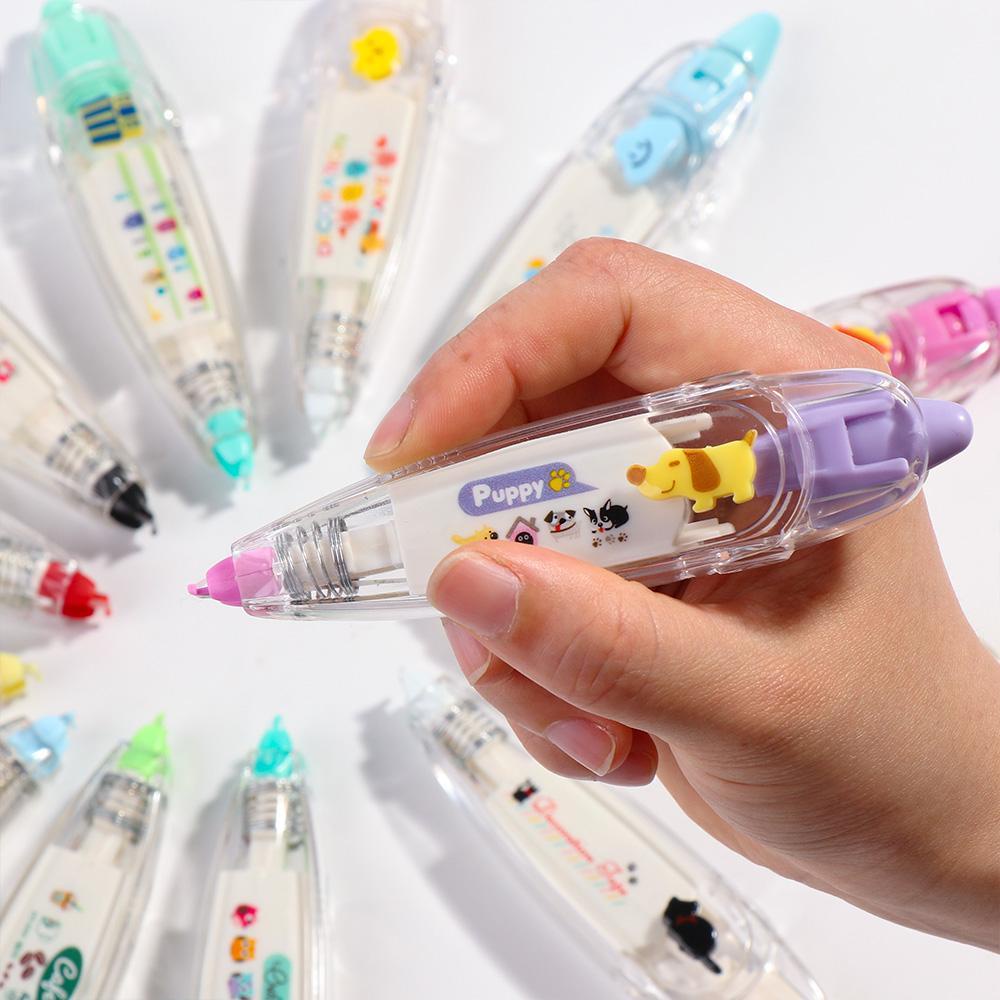 Bút Xóa Kéo Sổ Tay Họa Tiết Hoa Xinh Xắn Tiện Dụng