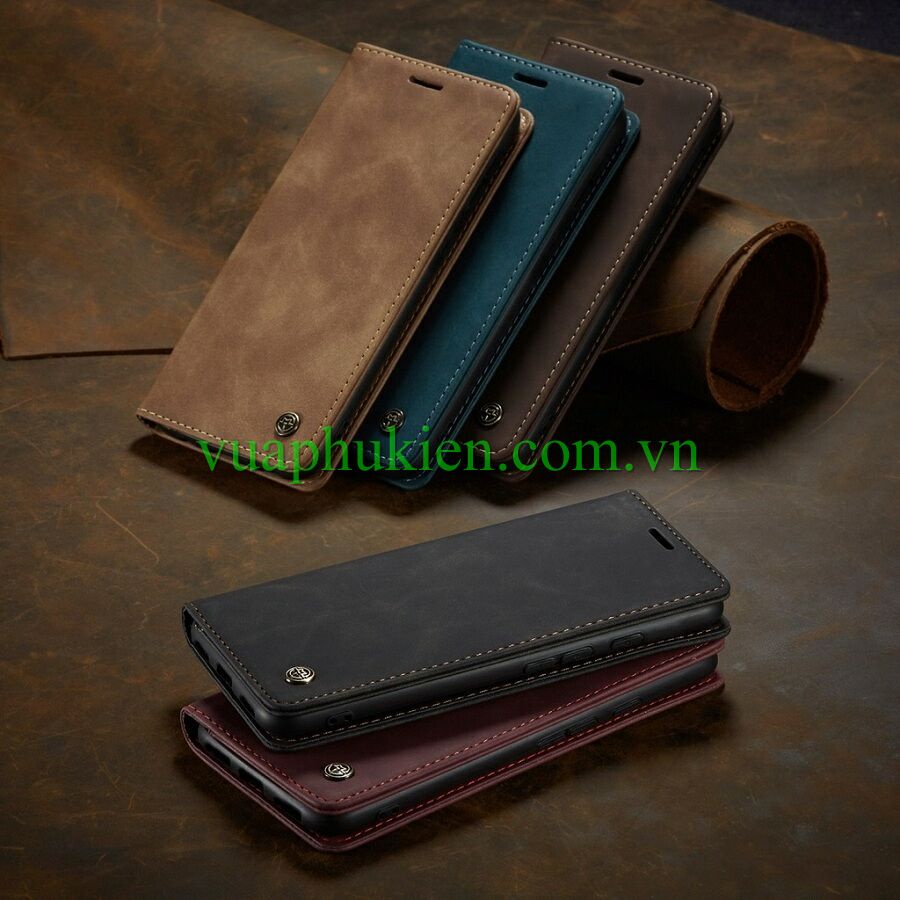 Bao da cho iPhone 12/13 , IP 11 Pro Caseme cao cấp, Case điện thoại chính hãng dạng ví