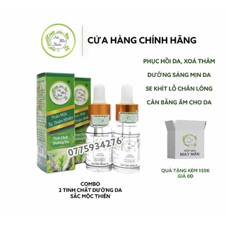 Combo 2 chai tinh chất dưỡng da sắc mộc thiên 10ml