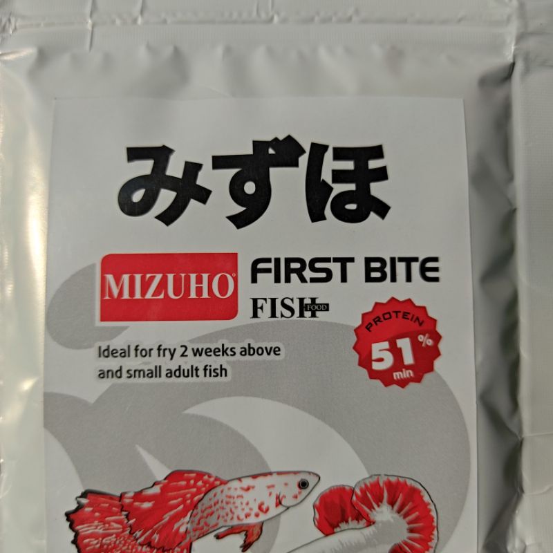 Mizuho First Bite gói 50g | Thức ăn cho cá guppy betta