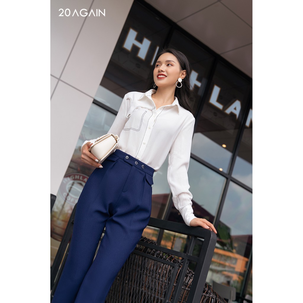 Quần dài baggy nắp túi thân trước QAA0840 20agin | BigBuy360 - bigbuy360.vn