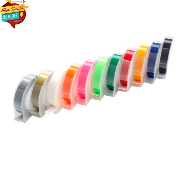 【✨Available✨】 Label Maker Tape 9mm 3D Embossing Manual Operation Suitable for DYMO1610 Motex1540 Stickers Printer