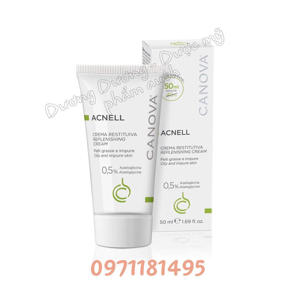 Kem ngừa mụn giảm mụn CANOVA ACNELL 50ml [Chính Hãng]