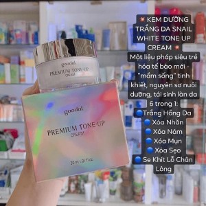 [Chính Hãng] Kem Ốc Sên Trắng Da Goodal Premium Snail Tone Up Cream 30ml Hàn Quốc 🐌
