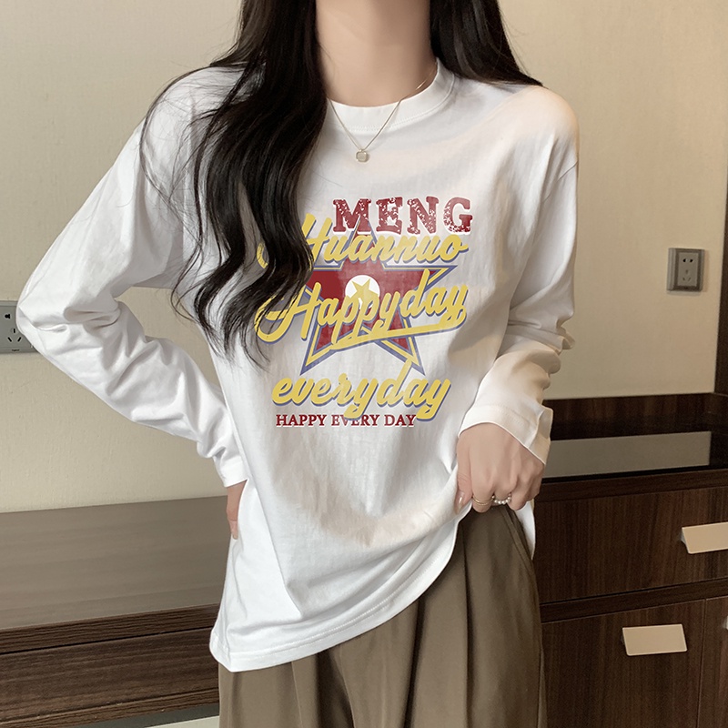 NRVP Áo Thun Nữ Dài Tay Thời Trang Hàn Quốc 2023