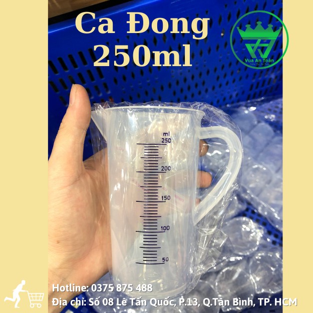 Ca Đong Nhựa Chia Vạch 250ml Cao Cấp Chịu Nhiệt Tốt