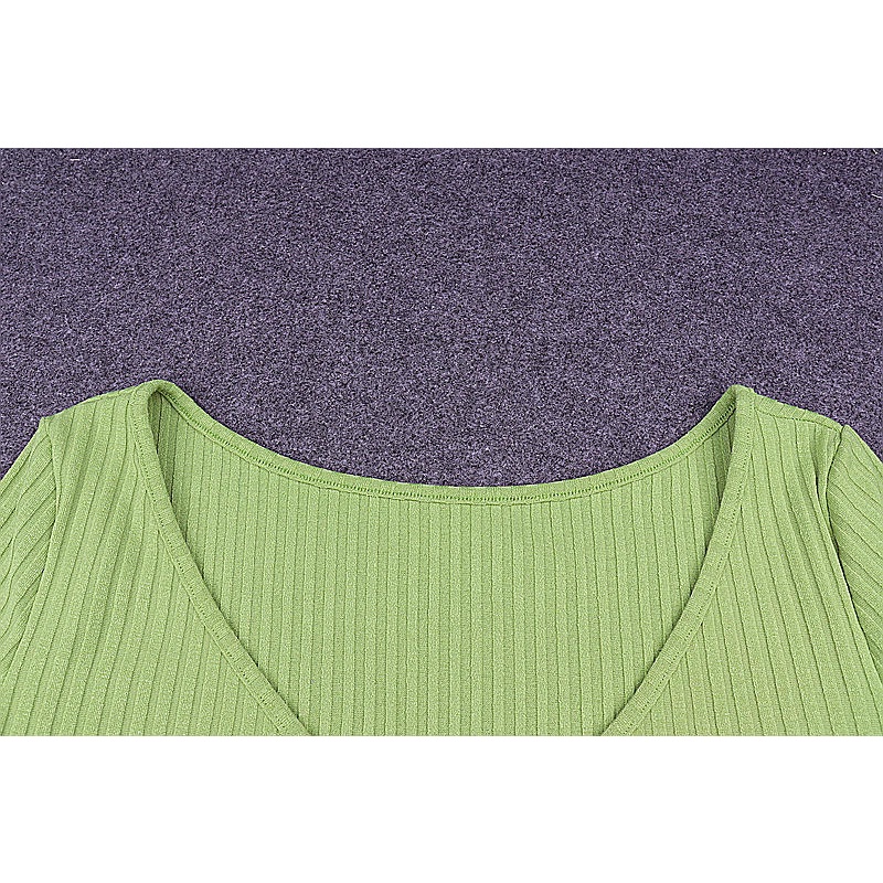 DUNEA Bộ 2 món áo khoác cardigan tay dài màu sắc tương phản dành cho nữ