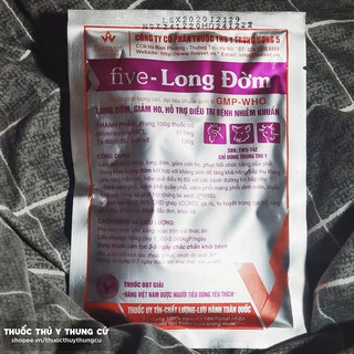 01 gói Long đờm 100g hỗ trợ nhiễm khuẩn hô hấp gà lợn gia súc gia cầm