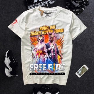 Áo thun free fire - áo ff tvc mùa 1 hoa anh đào