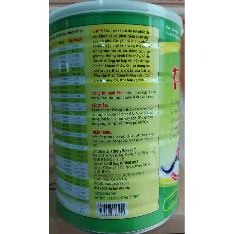 SỮA BỘT OZ MIL PEDIA PLUS A+ CHO TRẺ BIẾNG ĂN LON 900 GR