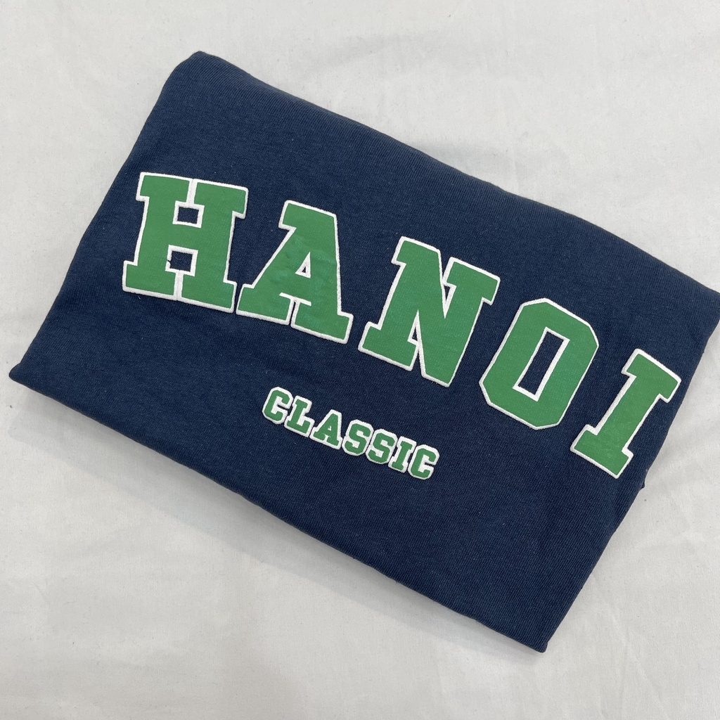 Áo thun 3158 tay lỡ nam nữ Hanoi, áo phông unisex form rộng cotton oversize- Linh Top