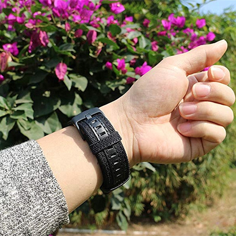 Dây Đeo Bằng Nylon Cho Đồng Hồ Thông Minh Samsung Galaxy Watch 46mm Gear S3 Frontier Classic 22mm