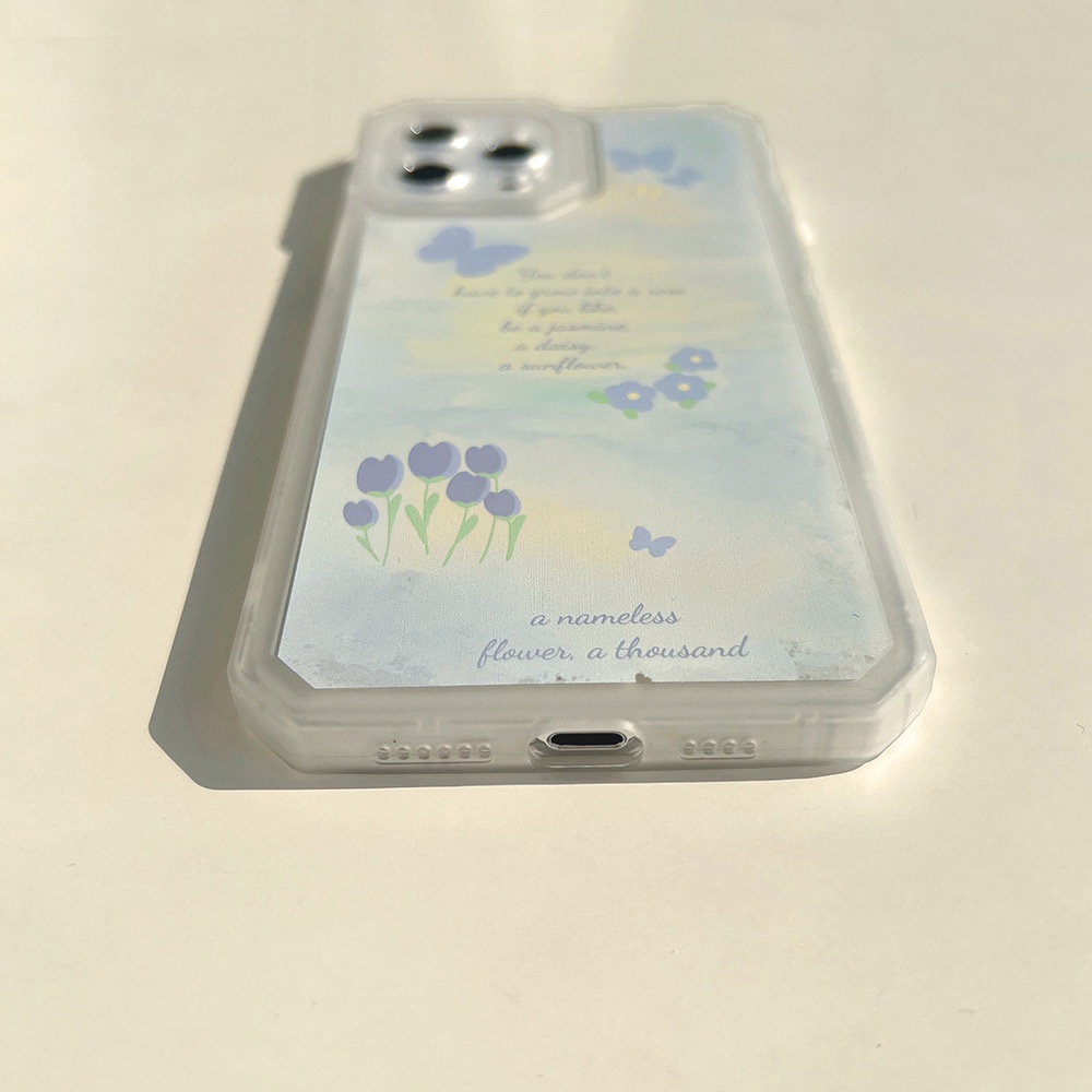 Ốp lưng iphone Hoa Tulips Trắng Và Tím 13promax/13pro/13/12promax/12pro/12/11promax/11/7plus/8plus
