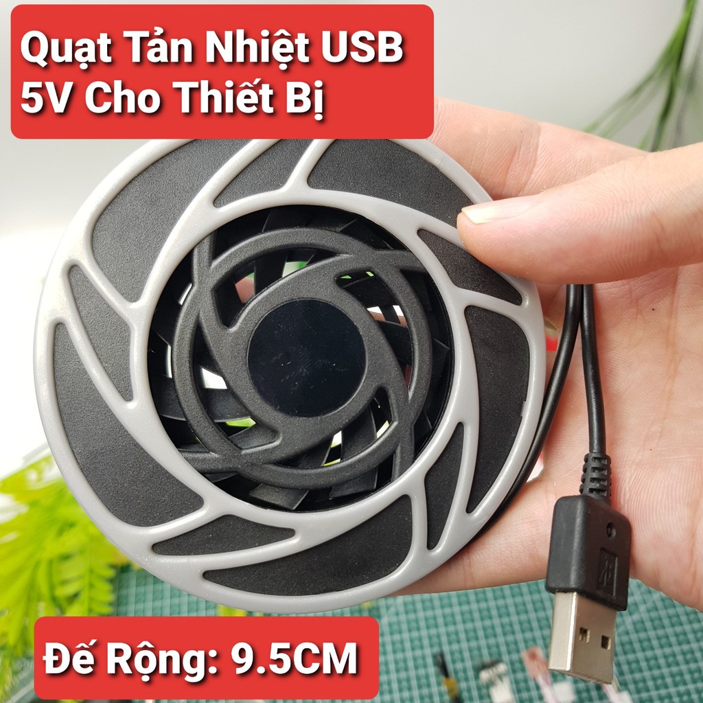 Đế Quạt Tản Nhiệt USB Cho Bộ Phát Quạt USB 5V Giải Pháp Tản Nhiệt Cho TiviBox PS PC Game