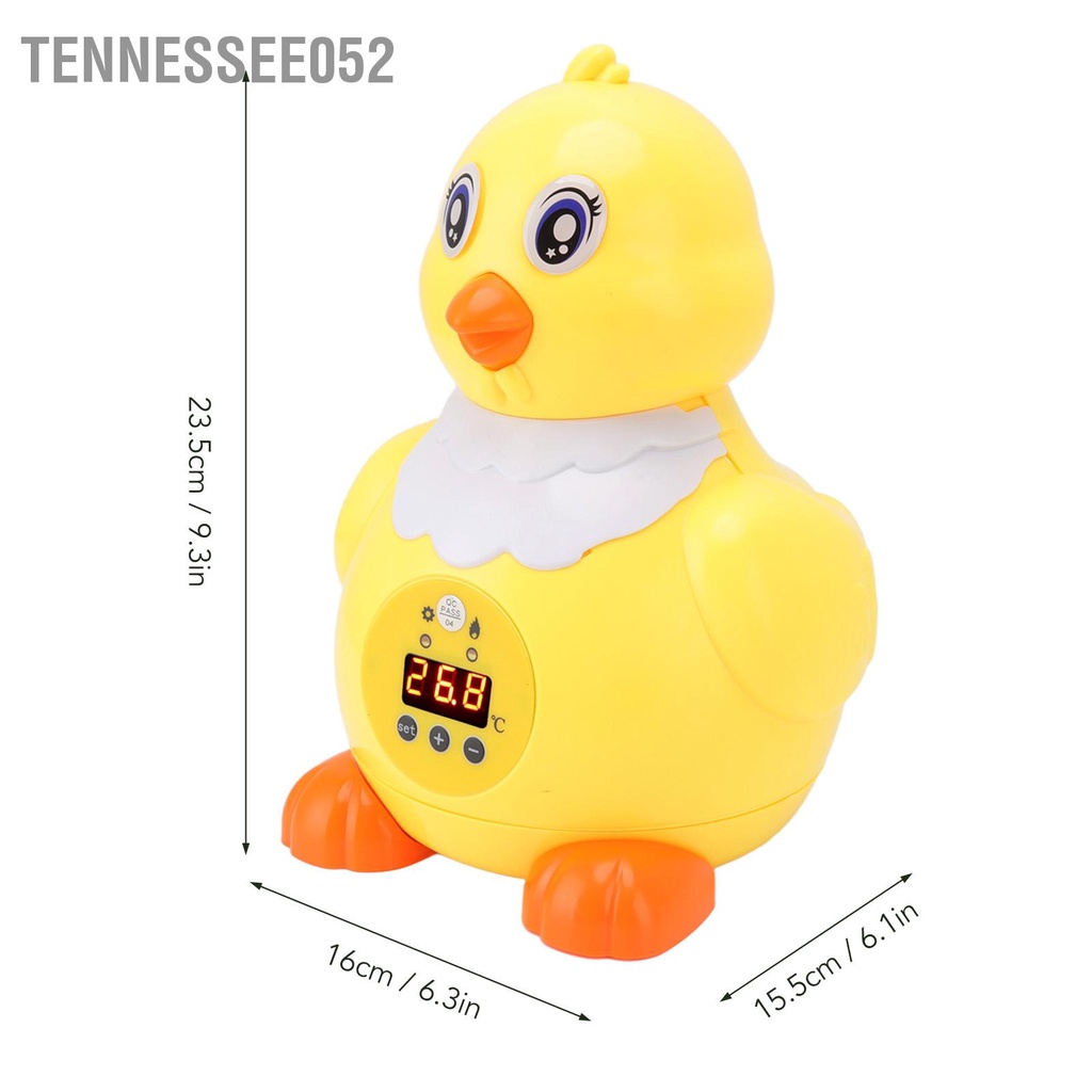 Tennessee052 Máy ấp trứng tự động kiểm soát nhiệt độ gà vịt Chim EU Cắm 100‑240V