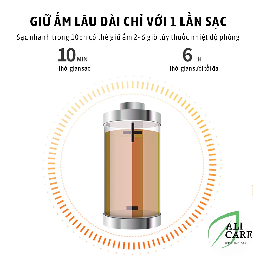 Túi chườm bụng kinh giảm đau cho bạn gái, túi sưởi sạc điện giữ ấm tay chân giảm ê buốt vào mùa đông ALI CARE