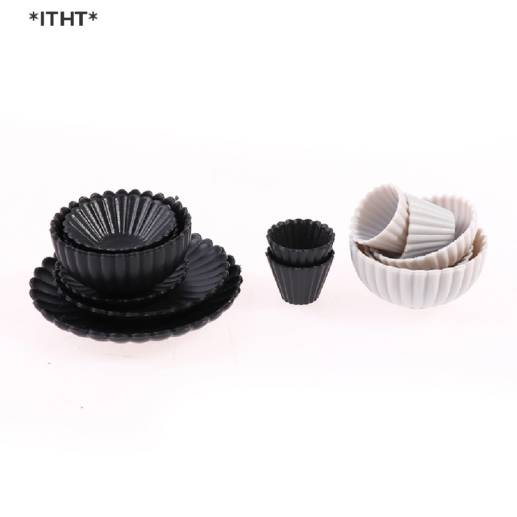 Itht set 8 Món Đồ Nội Thất mini Tỉ Lệ 1: 6 Trang Trí Nhà Búp Bê