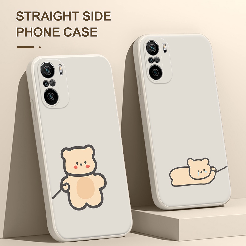 Ốp Điện Thoại Silicon Mềm Hình Gấu Dễ Thương Cho OPPO Realme C21 5 5S 5i 6 6i 6s 8i Realme 5 6 7 8 Pro Realme GT Neo Q3 Pro #H137