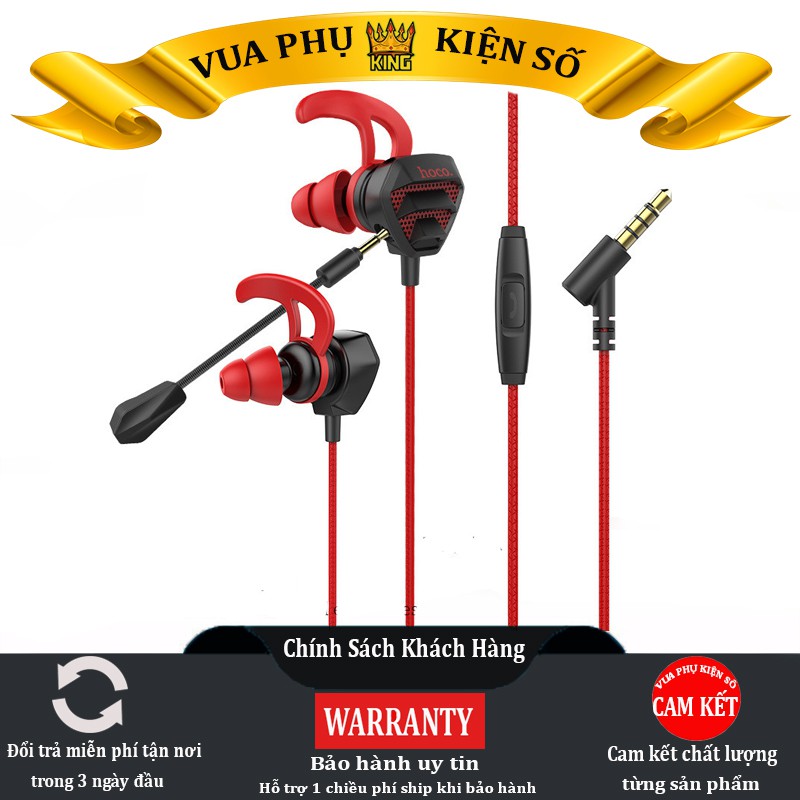 ♕♕♕ Tai Nghe Hoco M45 ✓ Có Mic Rời Tháo Lắp Dễ Dàng ✓ Hỗ Trợ Jack Cắm 3.5