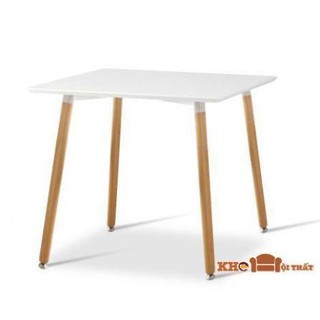 Bàn ăn hoặc bàn cafe vuông d60 4 chân hàng nhập khẩu loại 1 (Giao hàng toàn quốc)