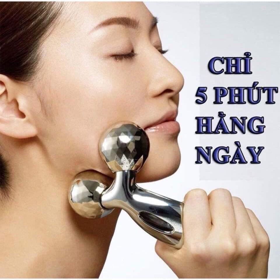 Cây lăn mặt matxa làm da căng bóng , làm thon gọn khuôn  mặt