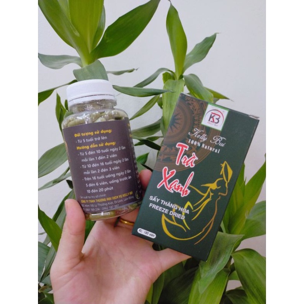 Trà xanh giảm mỡ Kelly Bùi 180 viên /1lọ