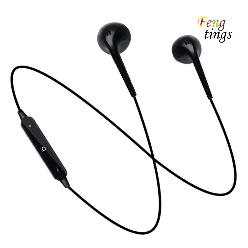 【FT】Neck Hanging In-Ear Wireless Bluetooth Earphone Stereo Headphone with Microphone
