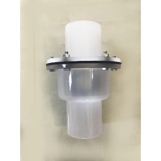 lúp pê 2 đầu (lưỡi gà) nhựa trắng trong phi 50, phi 60