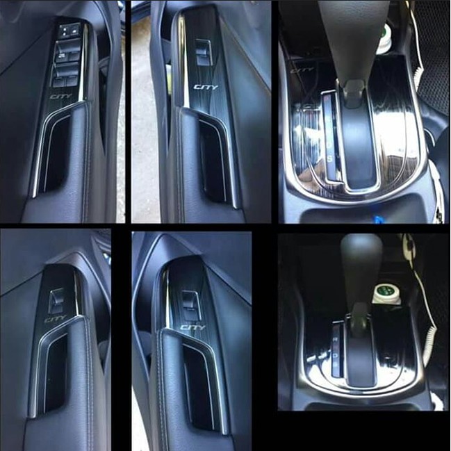 Ốp nội thất Honda City 2015 – 2019 Titan vân xước cao cấp