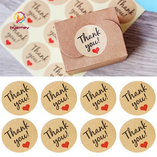 Bộ 120 miếng sticker dán trang trí hình chữ Thank You xinh xắn