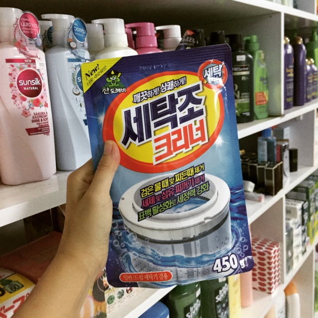 BỘT TẨY LỒNG MÁY GIẶT HÀN QUỐC 450g