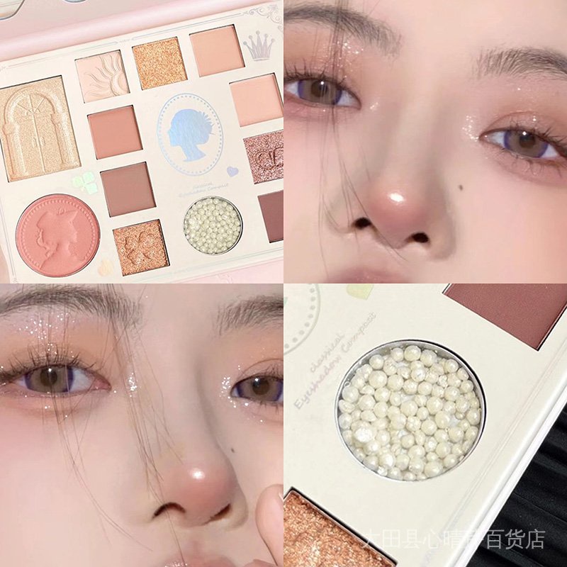 Bảng Phấn Mắt 12 Màu Trang Điểm Đa Năng