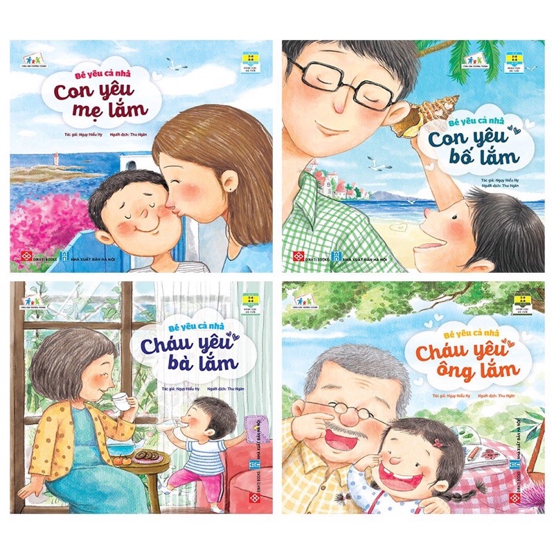 Sách- Bé yêu cả nhà (bộ 4 cuốn tự chọn)